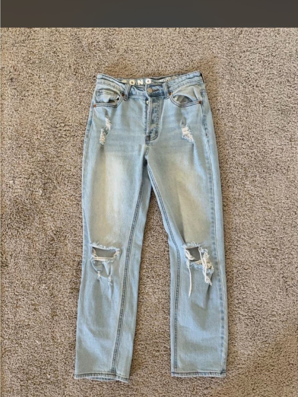Light Blue Distressed Women’s Jeans